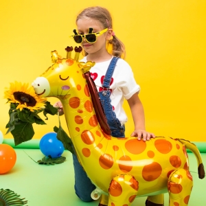 Balónek fóliový Žirafa stojící 69x71 cm