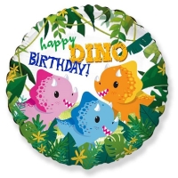 Balnek fliov Happy Birthday Dino 45 cm