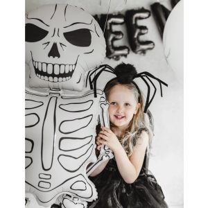 Balónek fóliový Kostlivec bílý XXL 46x129 cm