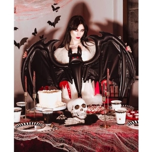 Balónek fóliový Netopýr černý 120x81 cm