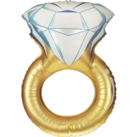 Balnik fliov Prste s diamantom zlat 94 cm