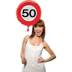 Balnek fliov dopravn znaka "50" 45 cm