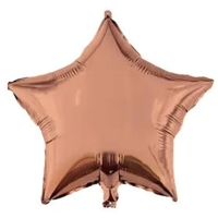 Balnek fliov hvzda rose gold 46 cm