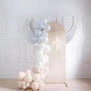 Balónek fóliový Křídla bílé 104x60 cm