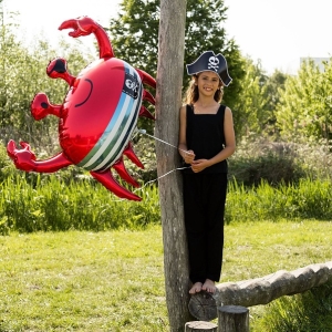 Balónek fóliový Pirátský krab 93x75 cm