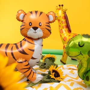 Balónek fóliový Tygr stojící 58x56 cm