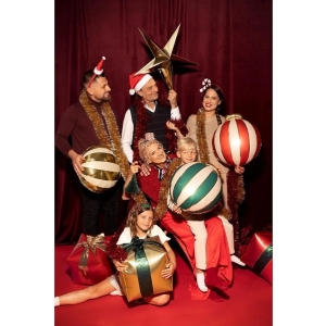 Balónky fóliové Vánoční dárky 34x36 cm 3 ks