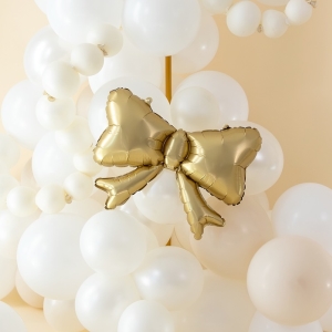 Balónek fóliový zlaté mašle 3ks 55x42cm