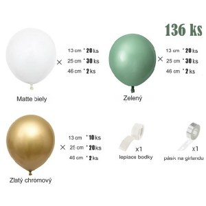 Balónková girlanda Funny Green