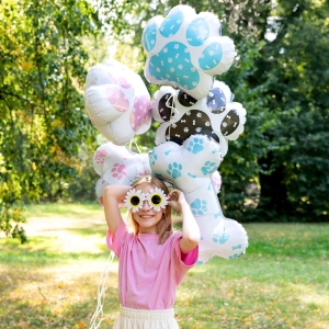 Balónek fóliový Tlapky 49x50 cm 3 ks