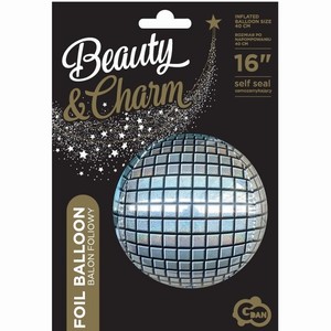 BALÓNEK fóliový Disco koule 16''
