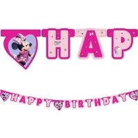 Banner "Happy birthday"  Minnie Junior Disney