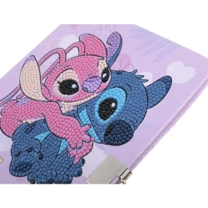 Crystal Art blok se zamyknm - Stich a Angel