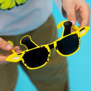 Brýle párty žirafa žluto-černé