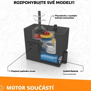 Engino Creative Builder 50 modelů s motorkem