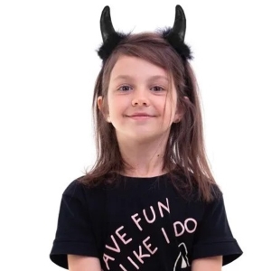 Čelenka černé rohy s peřím