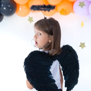 Čelenka svatozář černá