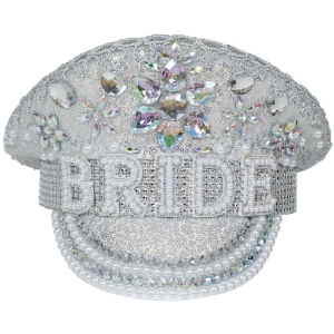 Čepice Bride to be diamantová s křišťály
