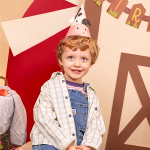 Čepičky papírové Farma 6 ks