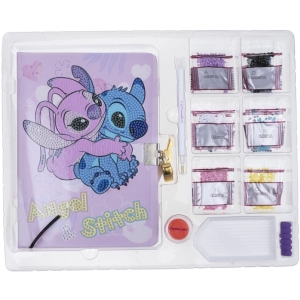 Crystal Art blok se zamyknm - Stich a Angel