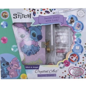 Crystal Art blok se zamyknm - Stich a Angel