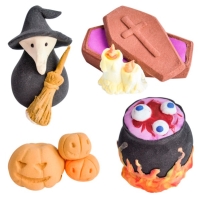 Cukrov dekorace 3D Halloween 350 g 5 cm