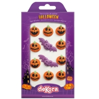 Cukrov dekorcie na cupcakes Halloween 12 ks