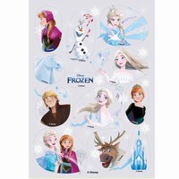 Dekorcia z fondnovho listu na tortu Frozen II - na vystrihnutie