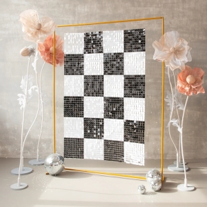 Dekorační čtvercový panel bílý 30x30 cm 1ks