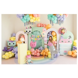 Balónek fóliový Pandy Paws Gabby's Dollhouse 65x57 cm