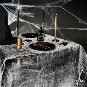 Halloweenská dekorace bílá 76x300cm