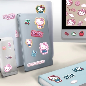 Hello Kitty samolepky set