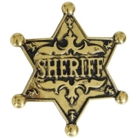 Hviezda zlat Sheriff 1 ks