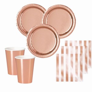 Kelímky ružové zlato