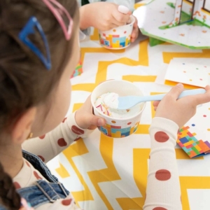 Kelímky na zmrzlinu Blocks 150 ml 6 ks