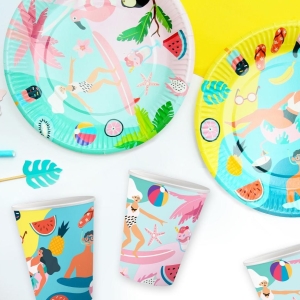 Kelímky papírové Surfing 250ml 6ks