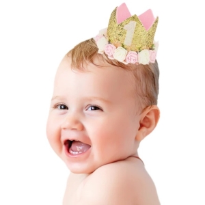 Korunka brokátová zlato-růžová 1. rok