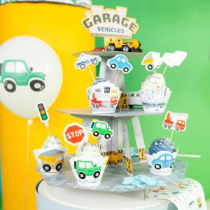 Košíčky na cupcakes dekorativní Auta 6 ks