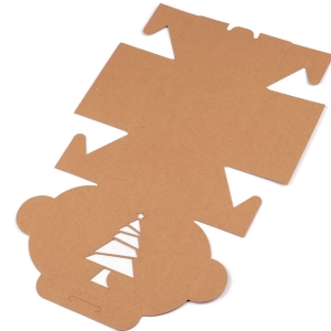 Krabička papírová s průhledem Stromeček