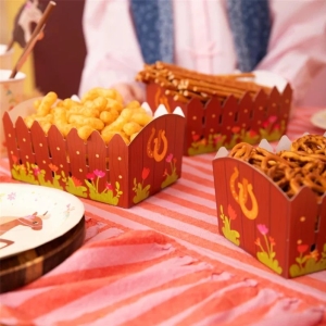 Krabička na chipsy Koně 15x10 cm 3 ks