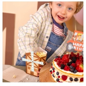 Krabičky na popcorn Farma 6 ks