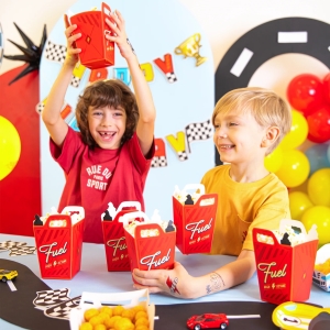 Krabičky na popcorn Race On 6 ks