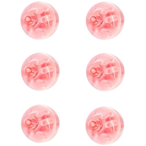 LED diody do balónků červené 10 ks