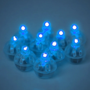 LED diody do balónků modré 10 ks