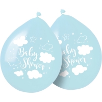 Latexov balniky Baby Shower modr 30 cm 8 ks