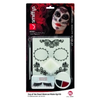 Halloween Dia de los Muertos - Make-up set Glamour