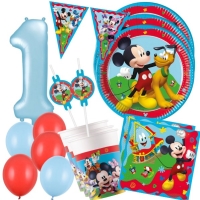 Mickey prv narodeniny - narodeninov prty set - 8 osb