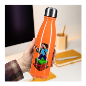 Minecraft láhev nerez 600 ml