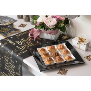 Mističky černé 6,5x6,5 cm 25 ks