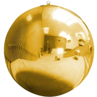 Nafukovac zrkadlov baln zlat 120 cm
